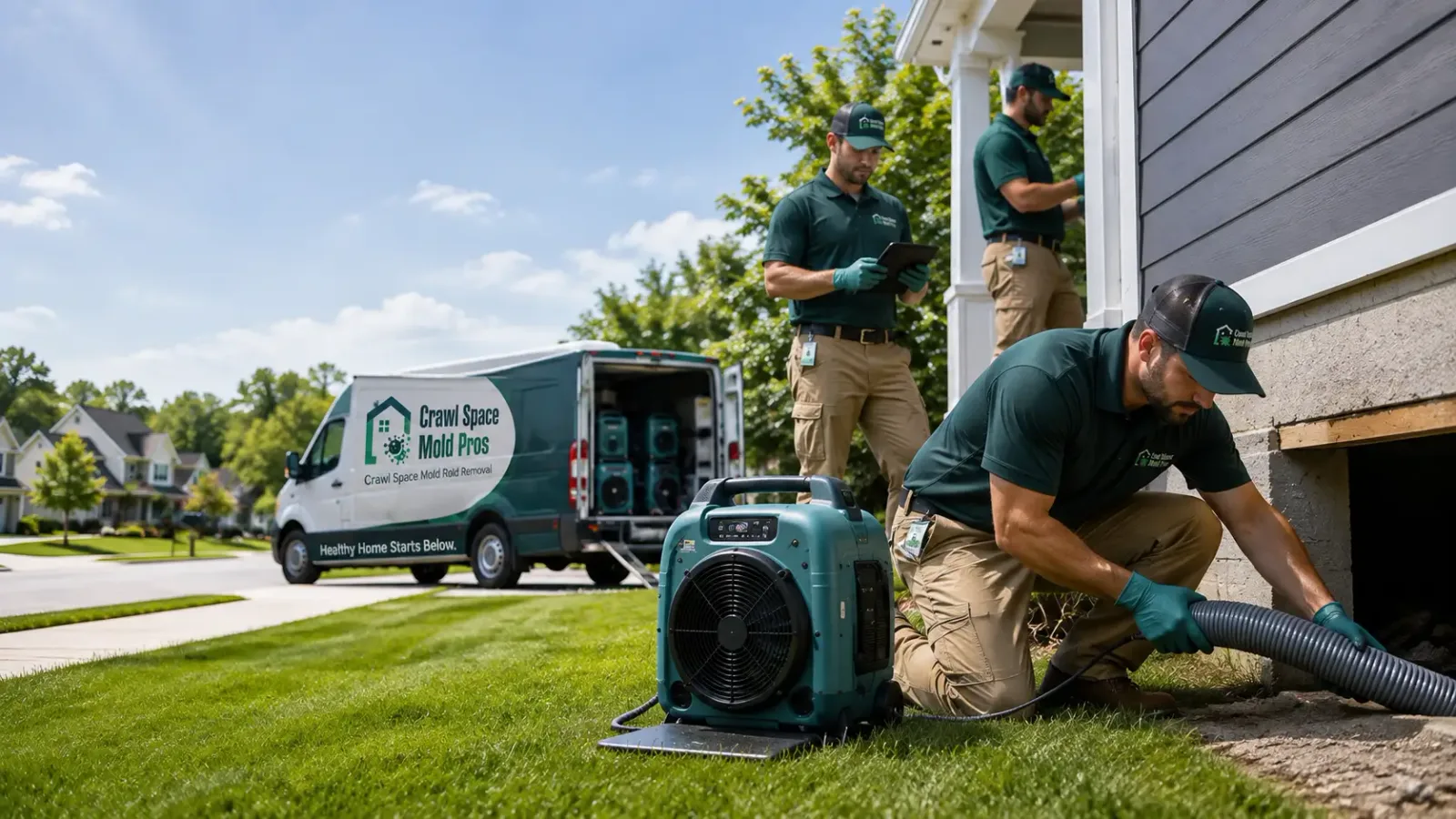 Crawl Space Mold Removal in El Centro, CA